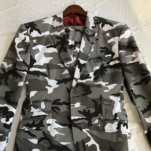 Grey Camo Tuxedo - One of a kind